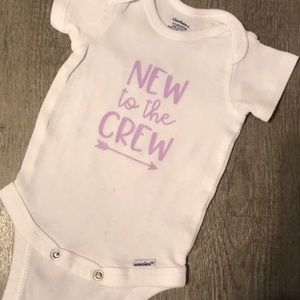 New To The Crew Onsie